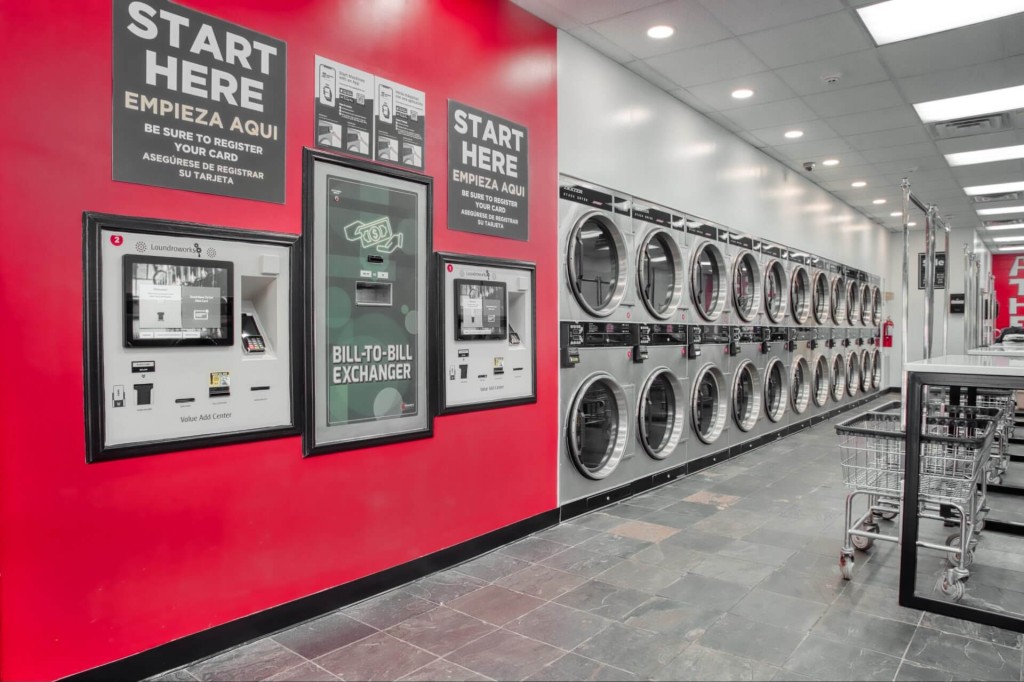 athens laundry folding stations